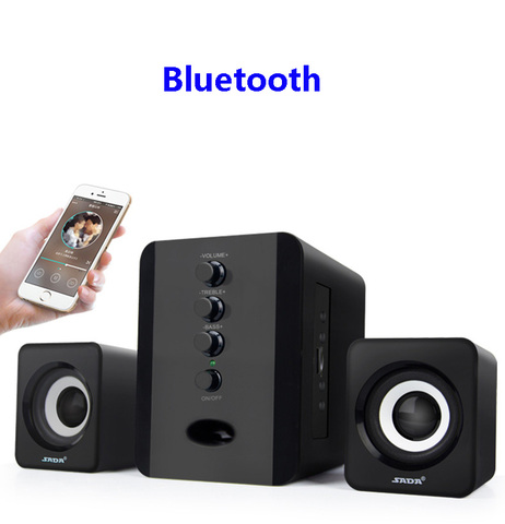 SADA D-226-altavoz inalámbrico por Bluetooth 2,1, dispositivo de audio con combinación de bajos de 3 CANALES, pcmp3, para teléfono móvil, compatibilidad con FM, TF, USB, AUX de 3,5 MM ► Foto 1/5