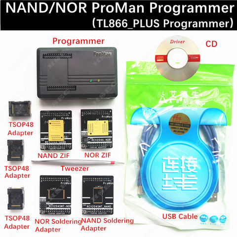 XGecu ProMan profesional nand flash/programador NAND ni TSOP48 programador FLASH TL866 PLUS programador/Alta Velocidad de programación ► Foto 1/6