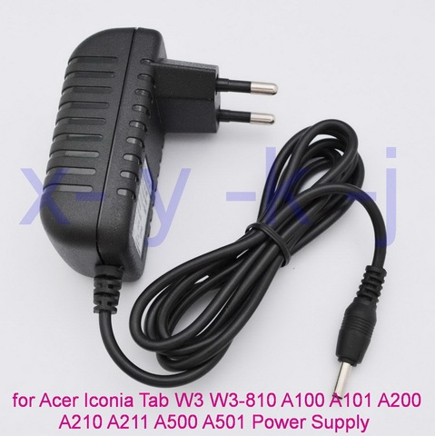 1 piezas de la UE Plug12V 1.5A Tablet cargador para Acer Iconia Tab 8: W3 W3-810 Aspire Switch 10 A100 A101 A200 A210 a211 A500 A501 de ► Foto 1/1