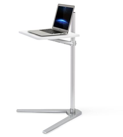 Móvil de UP-8T de aluminio de 7-20 pulgadas portátil de pie de altura ajustable mesita de noche sofá escritorio para Tablet PC Notebook mesa de té ► Foto 1/6