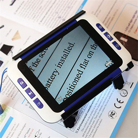 Lupa Digital Led de bolsillo, lupa de lectura iluminada para lectura, 2X-32X, baja visión, 3,5 