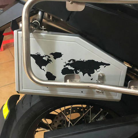 Para BMW F 800 GS F700GS F800 GS F800GS F 800GS 2013-2017 Caja de Herramientas decorativa caja de aluminio de la caja de herramientas de 5 litros para el lado izquierdo soporte ► Foto 1/1