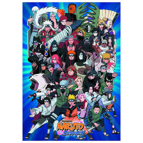 Naruto-pintura artística de dibujos animados para pared, póster con  revestimiento de papel para decoración de la habitación de los niños -  Historial de precios y revisión | Vendedor de AliExpress - Oh !