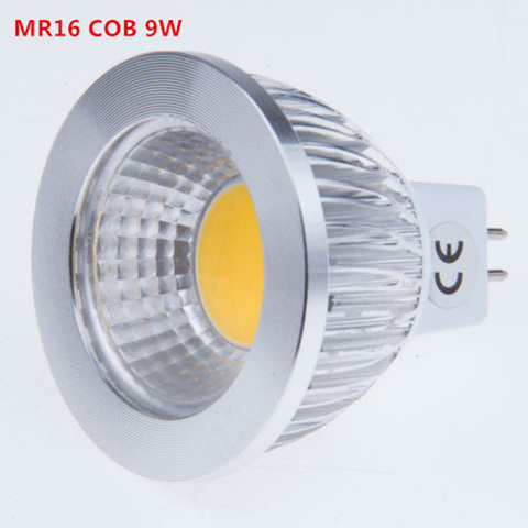 Focos LED COB MR16, 9W, 12W, 15W, nueva lámpara de alta potencia, Bombilla led para lámpara, MR16, 12V, Blanco cálido/puro/frío ► Foto 1/1