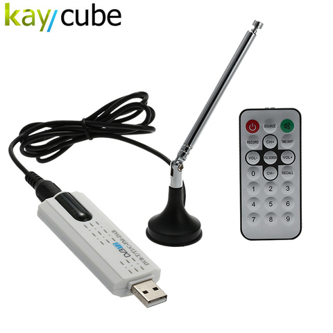 Kaycube Satélite Digital DVBT2 USB TV Stick DVB-T2 FM DAB sintonizador de  TV de Alta Definición DVB-T sintonizador HDTV Stick receptor para PC -  Historial de precios y revisión