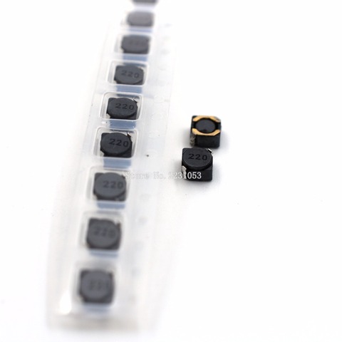 Inductor de potencia SMD CDRH4D28 22uh 220, Inductor blindado 5x5x3mm, 10 unidades por lote ► Foto 1/1