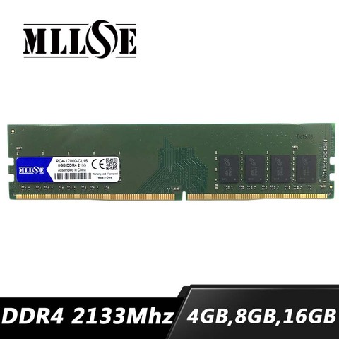 Memoria Ram DDR4 para ordenador de escritorio, memoria Ram DDR4 de 8GB, 4GB, 16GB, 2133 Mhz, DDR, 4 PC4-17000, 2133 Mhz, sdram, DDR4, 4G, 8G, 16G ► Foto 1/5