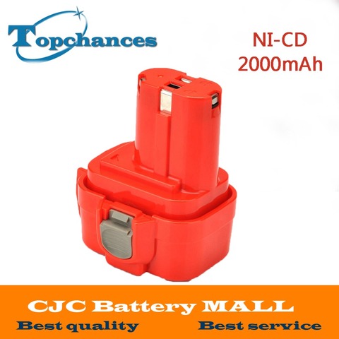 9,6 V 2000mAh NI-CD Pack de batería recargable batería de herramienta de poder de taladro inalámbrico para Makita 9120 9122 PA09 6207D Ni-CD batería ► Foto 1/6
