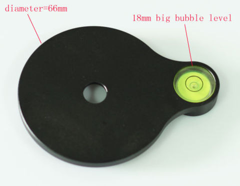 Placa de nivel de burbuja Offset para trípode, monopié, cabezal de 3 vías y soporte de cámara, nuevo diseño ► Foto 1/4