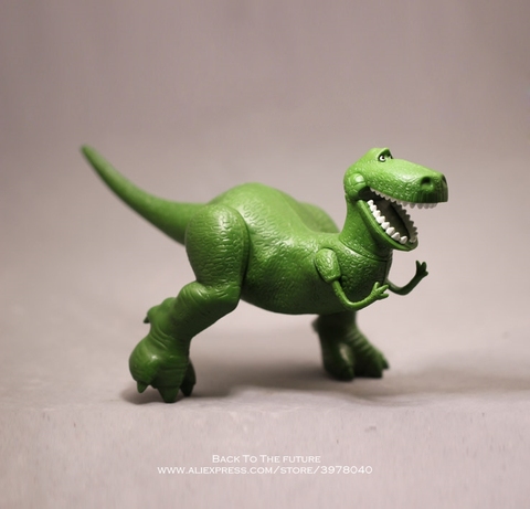 Disney Toy Story 4 Rex el dinosaurio verde versión Q 15 cm PVC figuras de  acción mini muñecas niños juguetes modelo para el regalo de los niños -  Historial de precios y