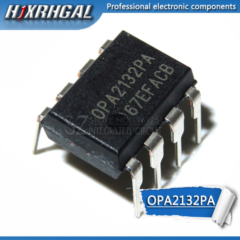 OPA2132PA OPA2134PA OPA2132 OPA2134 DIP-8 audio op amp IC chip amplificador de doble canal nuevo y original IC HJXRHGAL, 5 uds. ► Foto 1/2