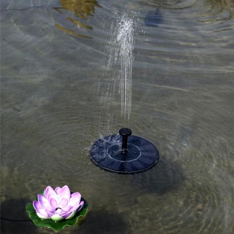 Fuente de agua Solar 180L/H, fuente de agua Solar para jardín, piscina, estanque, Panel Solar exterior, fuente flotante, decoración de jardín ► Foto 1/6