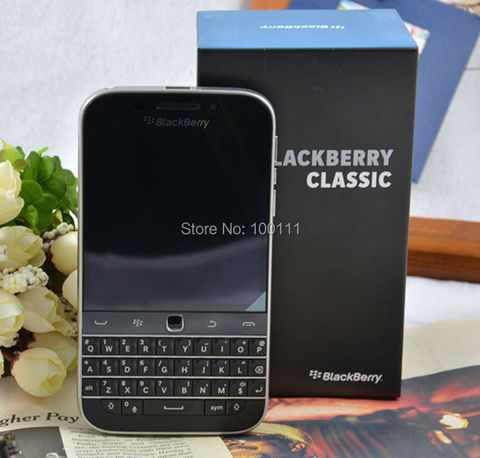 Original BlackBerry Classic Q20 teléfono celular desbloqueado Dual Core 2 GB RAM 16 GB ROM 8MP Cámara smartphone, envío libre ► Foto 1/3
