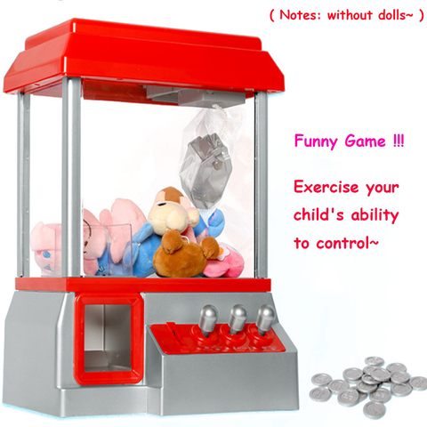 Máquina de garra para niños, dispositivo para jugar con moneda de música, Mini máquina de Arcade, expendedora de caramelos, sin Juguetes ► Foto 1/6