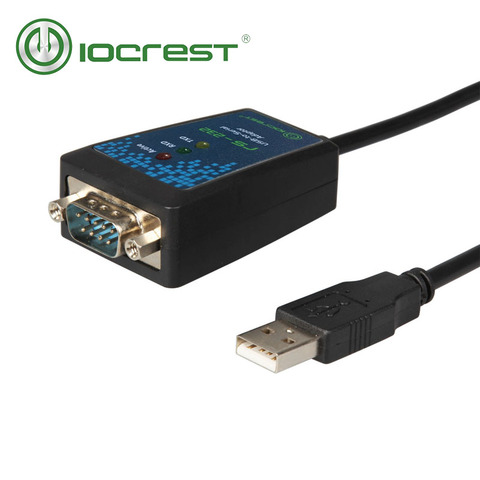 IOCREST-Cable USB 2,0 a RS-232, macho (9 pines), serie DB9 con Chipset FTDI, compatible con Win10 ► Foto 1/4