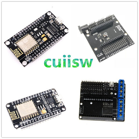 Placa de desarrollo de conector de módulo WIFI inalámbrico ESP8266 CH340G NodeMcu V3 Lua ESP-12E, Micro USB ESP8266 CP2102 basado L293D ► Foto 1/6