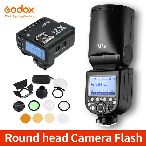 Godox V1 Flash V1C V1N V1S V1F V1O TTL 1/8000s HSS Flash Speedlite con X2T-C/N/S/F/O disparador para Canon Nikon Sony Fuji Olympus ► Foto 1/6