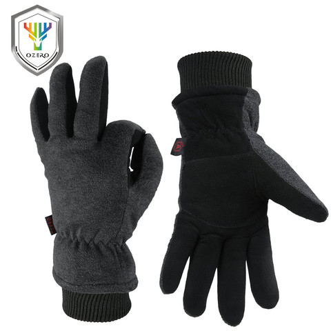 OZERO-guantes de invierno cálidos para hombre y mujer, protectores de seguridad para el trabajo, a prueba de viento, TPU, 9019 ► Foto 1/6