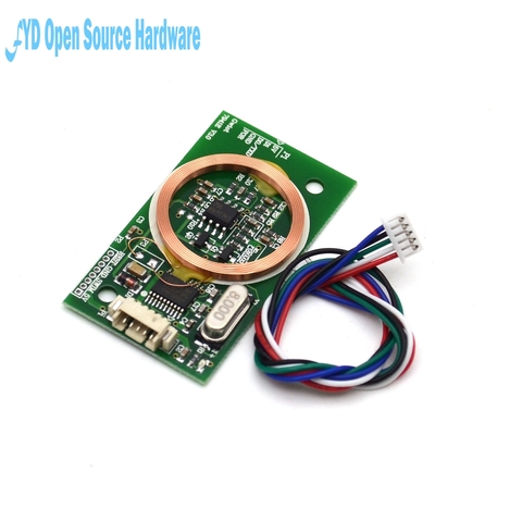 1 piezas lector RFID módulo inalámbrico UART 3Pin 125 Khz tarjeta lectura EM4100 8 cm DC 5 V para arduino tarjeta IC PCB Attenna Sensor Kits ► Foto 1/6