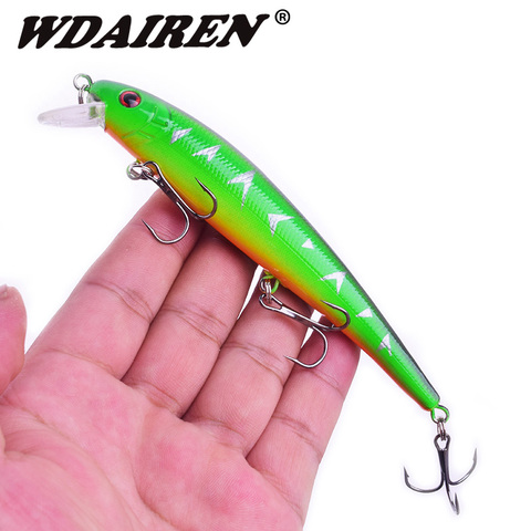 Señuelo de Pesca de pececillo, 13cm, 19,5g, Wobblers de Fshing, cebo duro Artificial, Crankbait, carpa, lubina, aparejo de Pesca de Lucio, 1 Uds. ► Foto 1/6