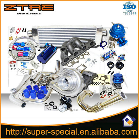 Completo Kit de Turbo para Honda D D15 D16 cívica 250hp 1992-1994 para CRX Delsol SOHC de alta calidad ► Foto 1/6