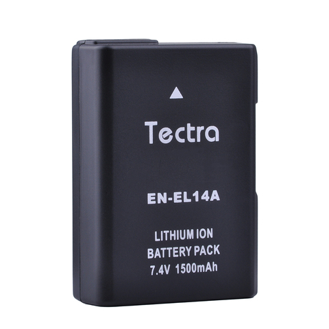 Batería de EN-EL14A enel14 en el14 de 1500mAh para Nikon P7100 D5500 D5300 D5200 D3200 D3300 D5100 D3100 D3500 P7800 ► Foto 1/5