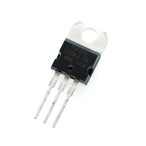 Transistor TIP122, 10 unids/lote, NPN complementario, 100V, 5A, TO-220, nuevo ► Foto 1/1