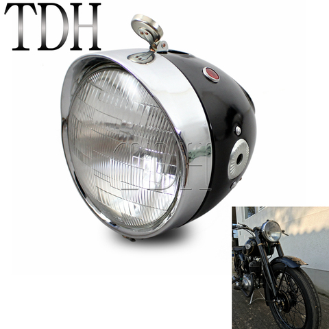 Faro estilo Retro clásico para motocicleta, lámpara frontal de 7 pulgadas para Zundapp DB BMW K750 KS750 M72 R12 R75 R51 R61 BW40 Dnepr Sidecar Ural ► Foto 1/6