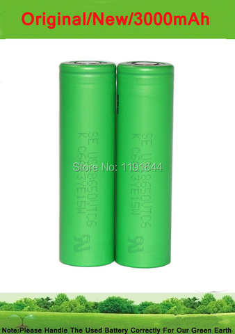 2 unids/lote original 3.6 V US18650 VTC6 3000 mAh pulso 60A batería para Sony ► Foto 1/3
