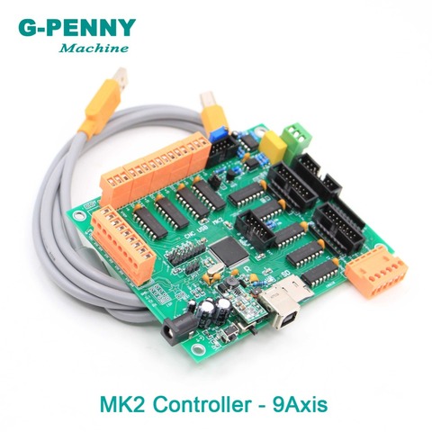 Controlador USBCNC de 3 ejes, 4 ejes, 5 ejes, placa de interfaz USB, MK2, 100kHz, tablero de control multifuncional ► Foto 1/6