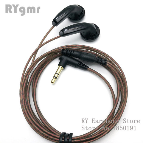 RY4S-auriculares intrauditivos originales HIFI sonido de calidad de música de 15mm (estilo MX500), cable hifi plegable L de 3,5mm ► Foto 1/5