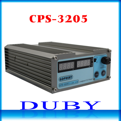 CPS-3205 II 160W de baja potencia 110Vac/ 220Vac 0-32V/0-5A, compacto Digital ajustable DC fuente de alimentación OVP/OCP/OTP (EU UK US) adaptador ► Foto 1/6