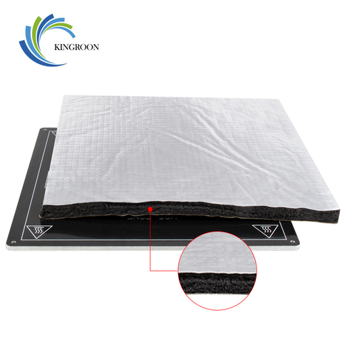 Almohadilla autoadhesiva de lámina de papel térmico, etiqueta adhesiva para cama, aislamiento de algodón, piezas de impresora 3D 200x20 0/220x22 0/235x23 5/310x310mm ► Foto 1/6