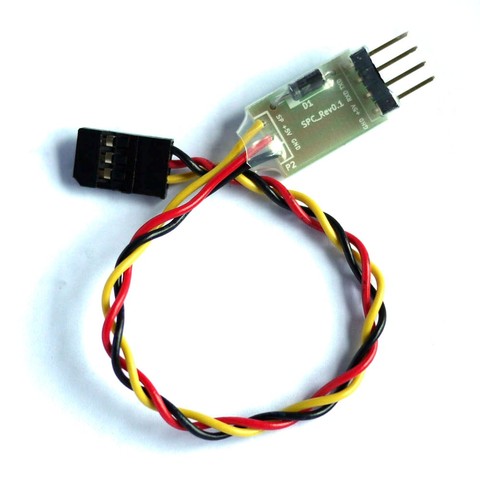 Frsky-Sensor SPC para piezas de control remoto FPV, Cable de actualización de Puerto inteligente SPC para FUC-3, herramienta USB X8R RX8R-PRO R9M R9MM , XJT, Firmware de R-XSR ► Foto 1/1