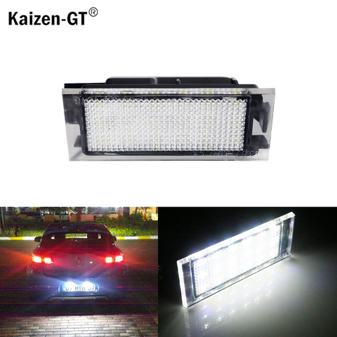 1PC de coche LED blanco luces de matrícula para Renault Megane 2 Clio Laguna 2 Megane 3 Twingo maestro Vel Satis Opel Movano ► Foto 1/6