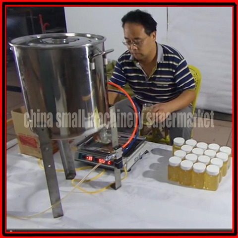 Máquina de llenado de líquido viscoso de acero inoxidable, 20g-5kg, Control Digital comercial, máquina de llenado de miel ► Foto 1/6
