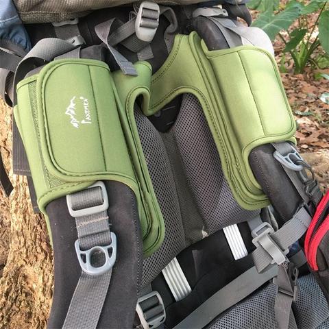 1 par de accesorios para montañismo táctico, mochila con correa para el hombro funda a prueba de golpes ► Foto 1/5