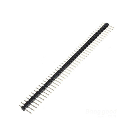 Tira divisible para Arduino, 10 Uds., 40 Pines, 1x40, Conector de pines macho de una hilera, 2,54 ► Foto 1/1