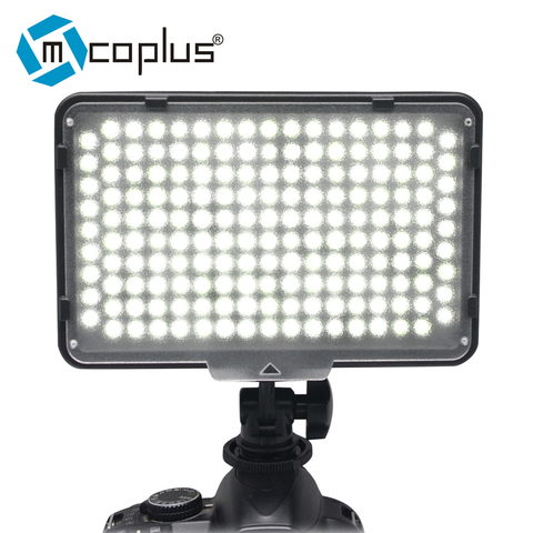 Mcoplus-Lámpara de luz de fotografía para vídeo, LED, 168, para Canon, Nikon, Pentax, Panasonic, Olympus y DV, cámara Digital SLR ► Foto 1/1