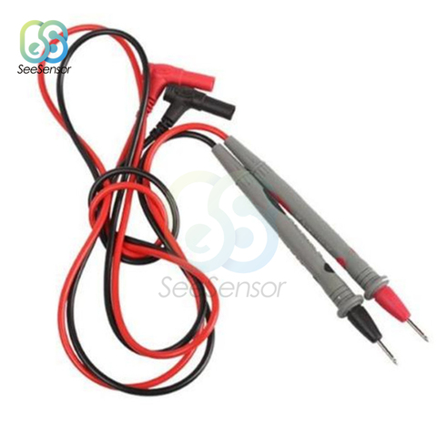 Sonda universal cables de prueba Pin para multímetro Digital medidor de punta de aguja multímetro probador Cable de lápiz de sonda de plomo 10A 20A ► Foto 1/6