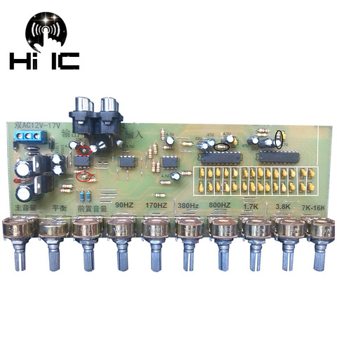HIFI preamplificador de amplificador de volumen tono EQ Tablero de Control Placa de ecualización ► Foto 1/4