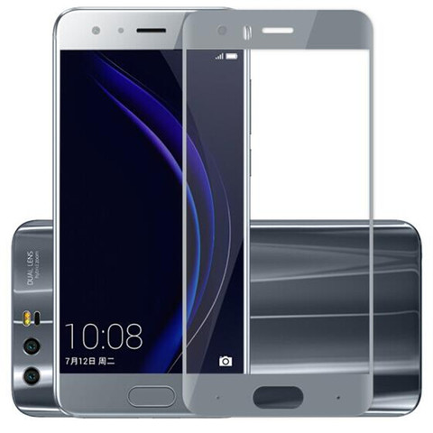 Protector de pantalla para Huawei honor 9 9i 9X 9 Lite Honor9 9 Lite Maimang 6, película protectora de pantalla a Color negro, azul y gris ► Foto 1/6