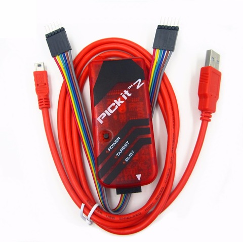 PICKIT2 foto Kit2 Simulador de emulador programador PICKit 2 Color rojo cable USB Dupond Wire ► Foto 1/1