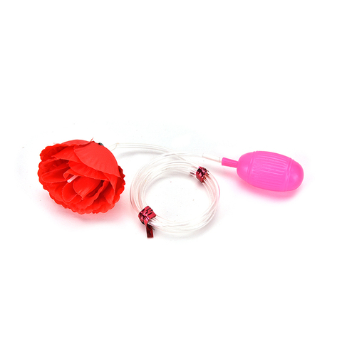 Flores de payaso rosa de agua, juguetes de broma, encantador y de alta calidad, 1 Uds. ► Foto 1/6