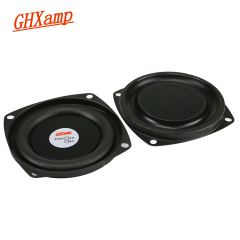 GHXAMP 3 pulgadas Woofer radiador bajo altavoz pasivo borde de goma 78MM radiador de baja frecuencia para altavoces DIY 2 uds ► Foto 1/1