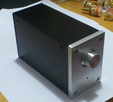 Mini carcasa de chasis amplificador de aluminio A0609, caja de AMP para auriculares, caja de PSU, bricolaje (70*100*160mm) ► Foto 1/2