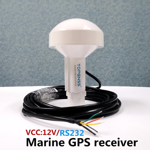 TOPGNSS-Módulo de Antena del receptor GPS marino, dispositivo RS232, NMEA, 0183 baud, voltaje 4800, cable de 12V, 5 metros ► Foto 1/3