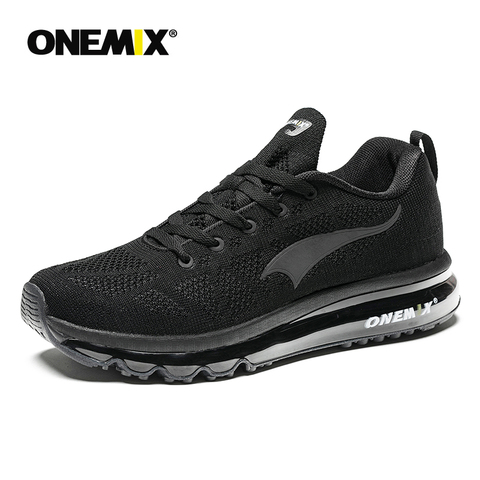 ONEMIX-Zapatillas de correr transpirables para hombre y mujer, zapatos atléticos con cojín de aire para caminar al aire libre ► Foto 1/6