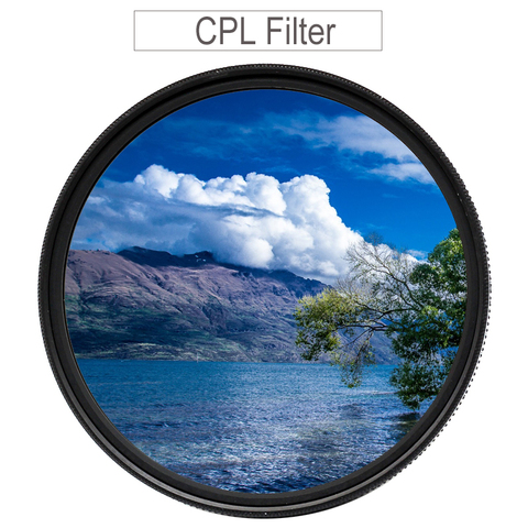 Filtro CPL 37 43 46 40,5 49 52 55 58 62mm 67mm 72mm 77mm 82 filtro Polarizador Circular para Canon Nikon Sony Fujifilm ► Foto 1/6