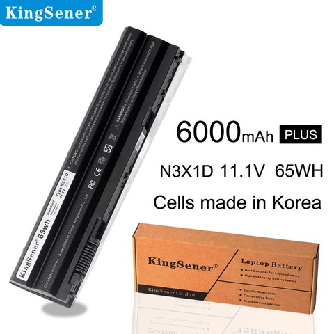 KingSener Corea celular N3X1D batería para Dell Latitude E5420 E5430 E5520 E5530 E6420 E6520 E6430 E6440 E6530 M5Y0X HXVW T54FJ ► Foto 1/6